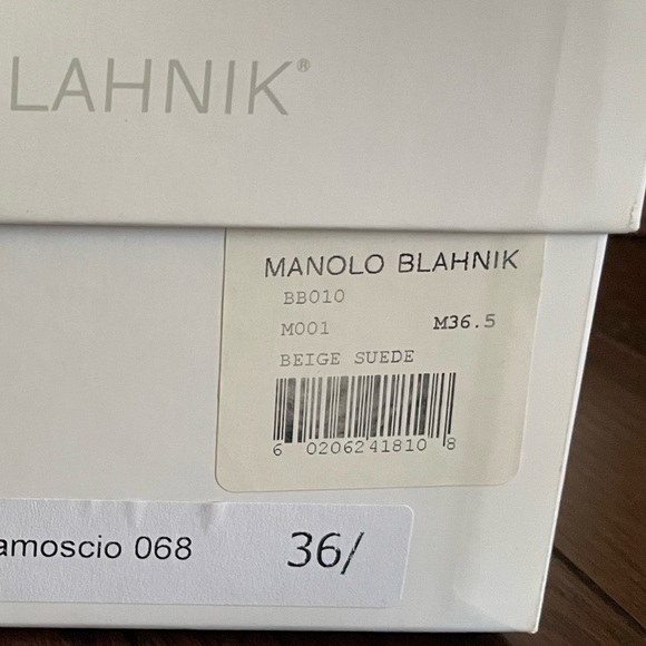 Manolo Blahnik Suede BB 105 - Picture 4 of 5